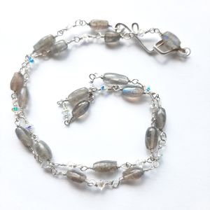 925 Sterling Silver Statement Necklace